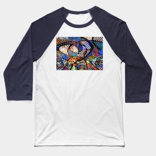 Trendy abstract background Baseball T-Shirt